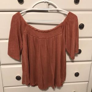 American Eagle off the shoulder top
